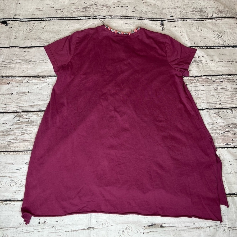 NWT Johnny Was Embroidered Tamia Boho Drape Top Size M - Picture 6 of 7